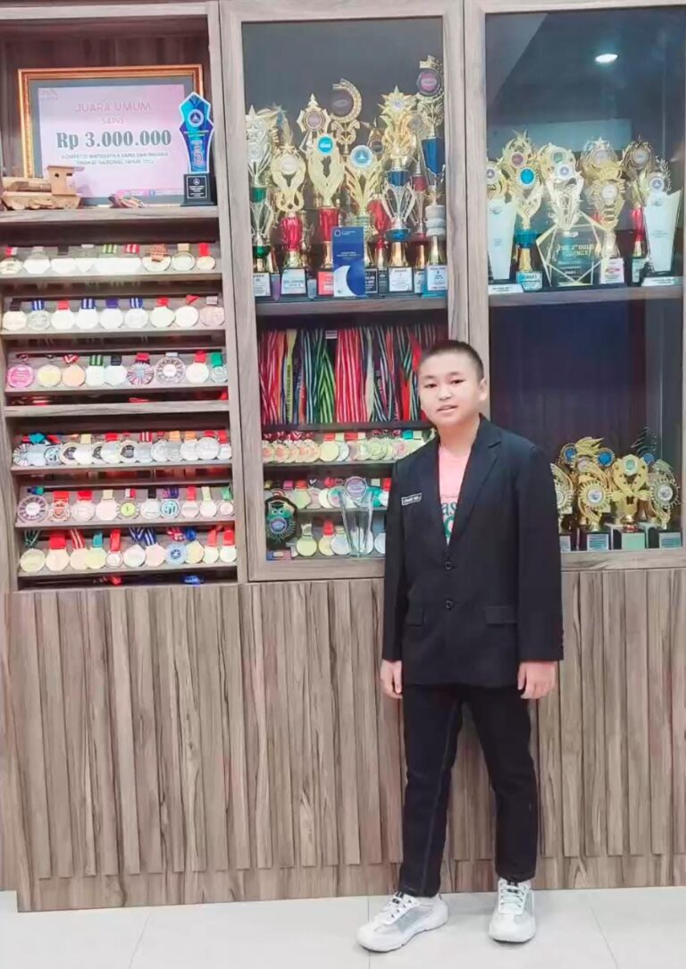 Leonardo Hugo Alvaro, pelajar SMP Nasional 3 Bahasa Budi Luhur Mataram