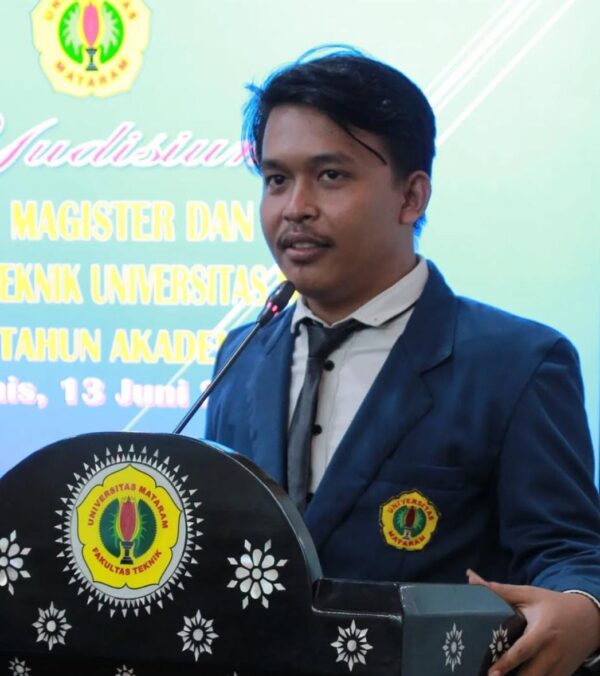 Ketua Presidium Serikat Mahasiswa Teres Bereng, Lalu Wahyu Alam