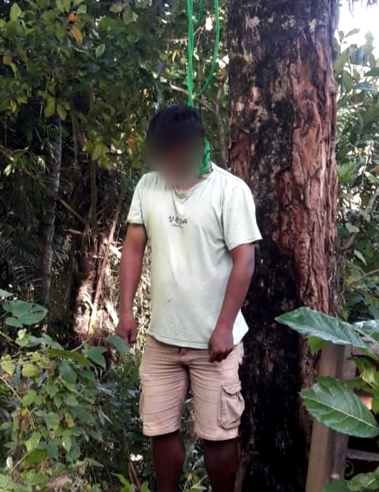 Pria Ditemukan Tewas Tergantung di Pohon Mangga Gegerkan Warga Pemenang